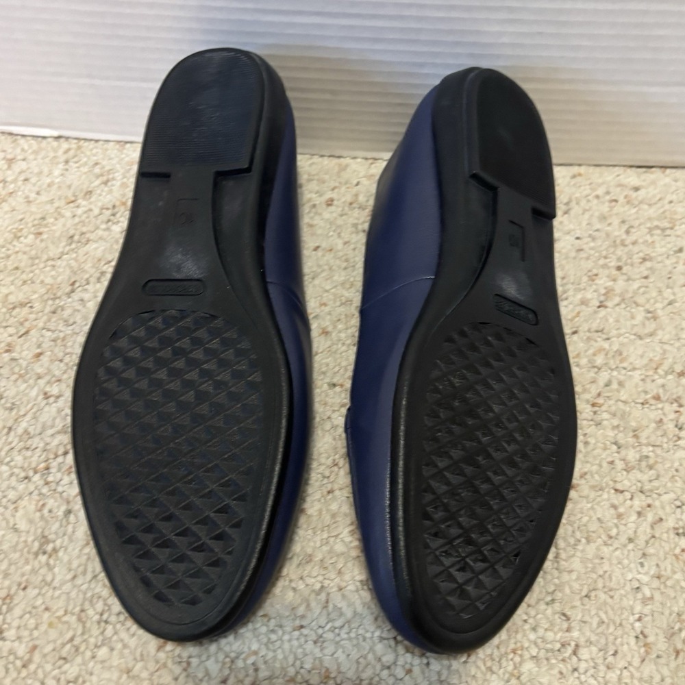 Aerosoles Women's Brielle Loafer Flats Size 10 M Navy Blue Woven Top Comfort - Picture 6 of 8